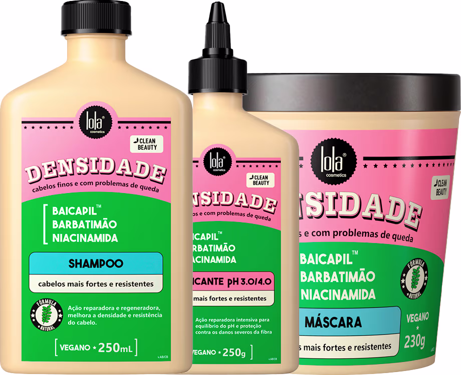 Kit Lola From Rio Densidade Super, com 3 Produtos