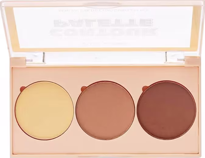 A imagem mostra uma paleta de contorno com 3 cores.