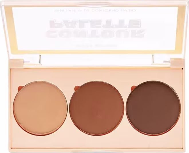 A imagem mostra uma paleta de contorno com 3 cores.