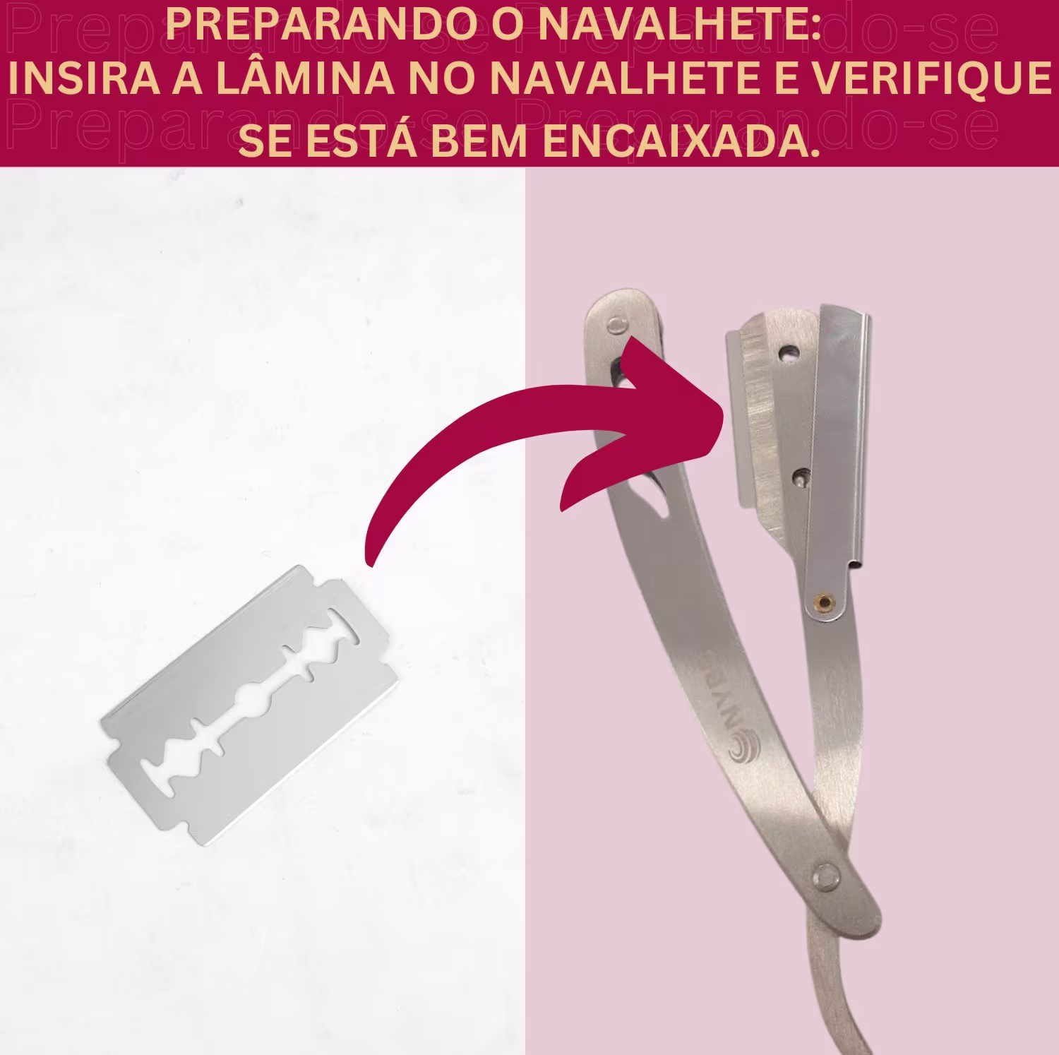 Navalhete de Corte NYBC Beauty Aço Inox, 1 produto.