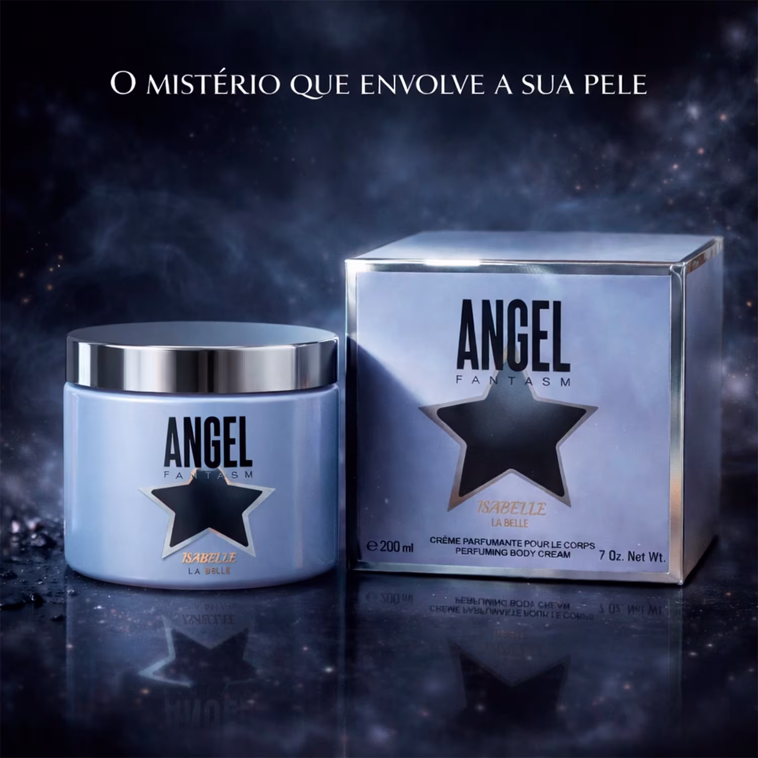 Creme Hidratante Corporal Isabelle La Belle Angel Fantasm, 200g.