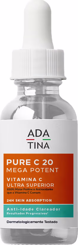 Sérum Redutor de Marcas Facial Pure C 20 Vitamina C, da marca Ada Tina.