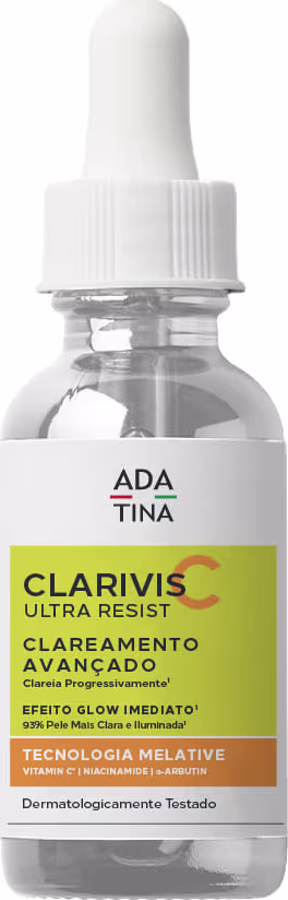 Sérum Uniformizador Facial Clarivis C Ultra Resist, da marca Ada Tina.