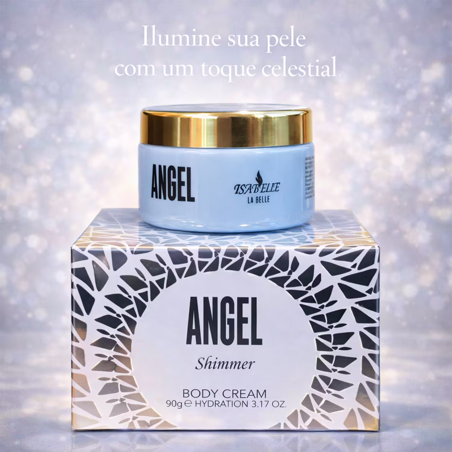 Creme Hidratante Corporal Isabelle La Belle Shimmer Angel, 90g.