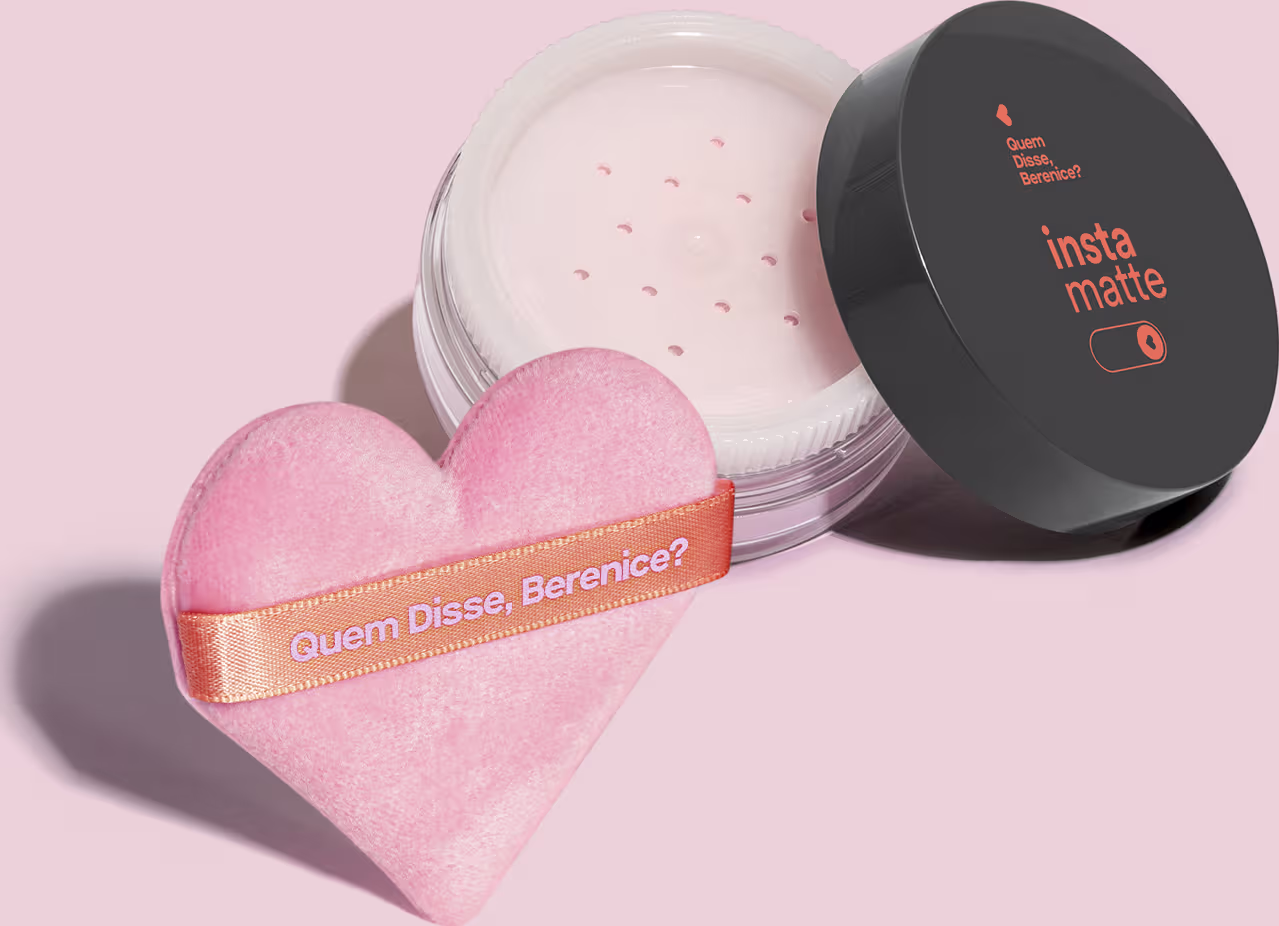 Pó Facial Solto Translúcido Roselelê 10g + Esponja para Pó Sela Tudo!