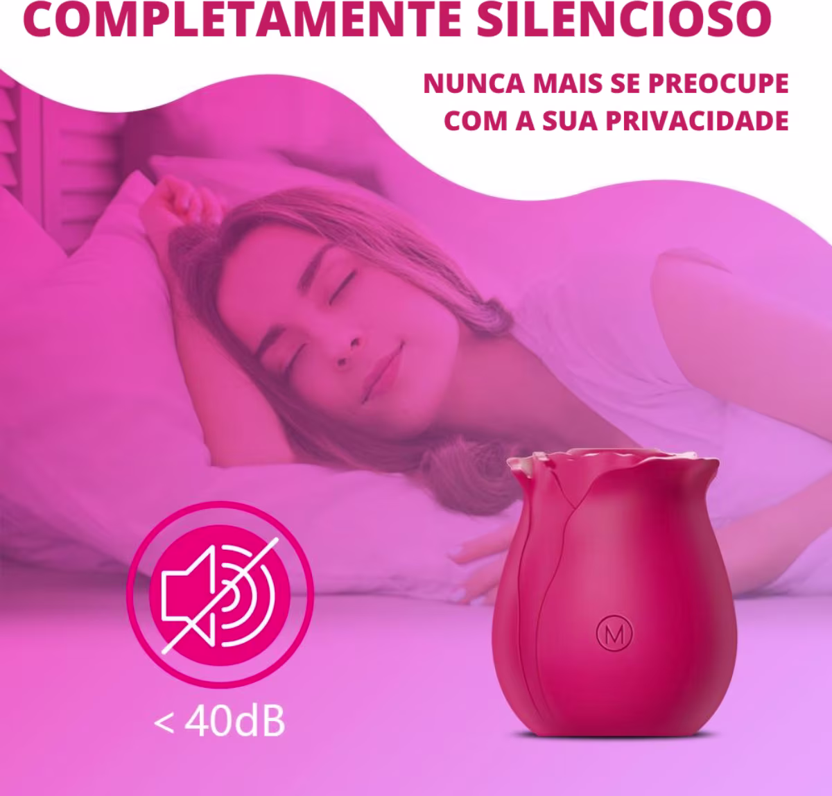 Sugador de Clitóris Sexy Import Rosa, 1 produto.