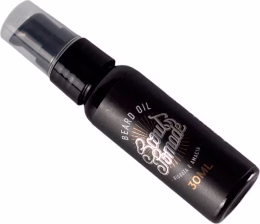 Óleo para Barba Scout Pomade Beard Oil. Volumetria de 30ml.