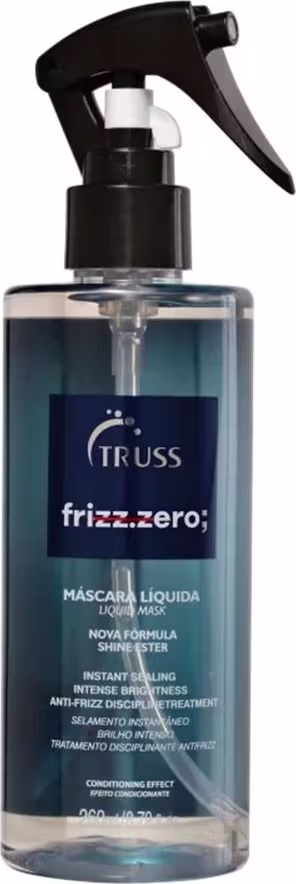 Kit TRUSS Equilibrium Scalp + Frizz Zero, 3 produtos.