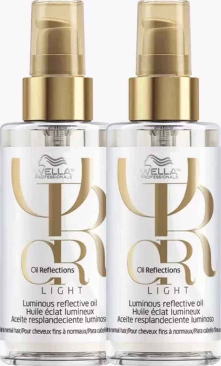 Kit Wella Professionals Oil Reflections Light Double Care, 2 unidades.