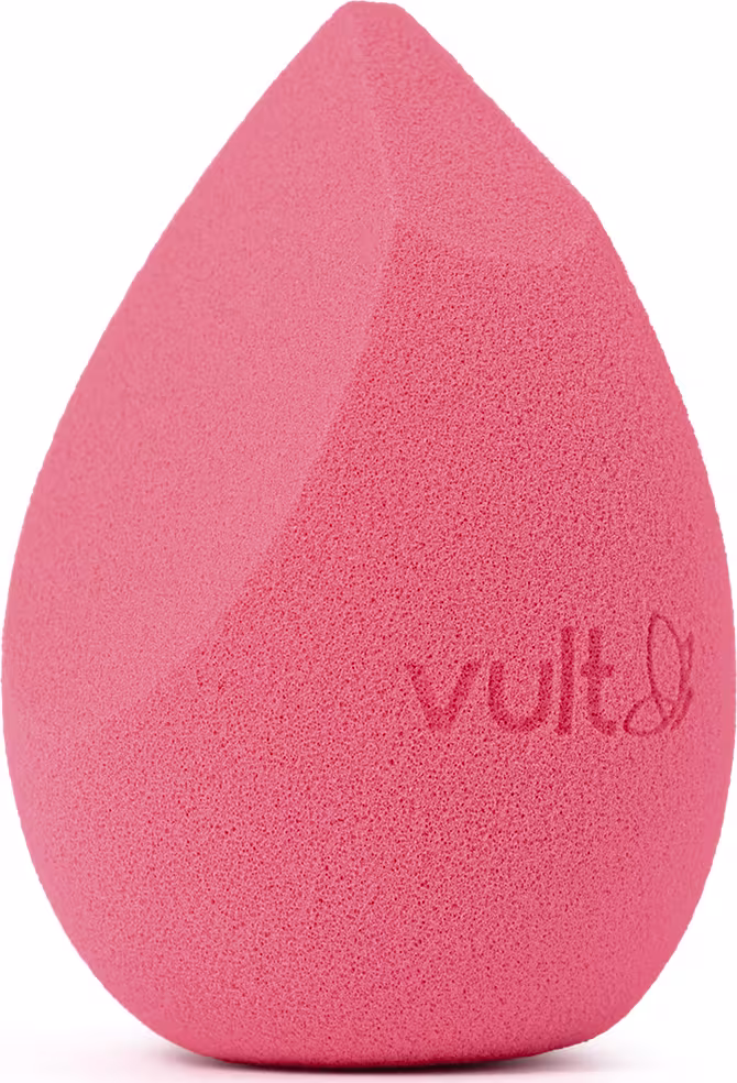 A imagem mostra a esponja de lado.