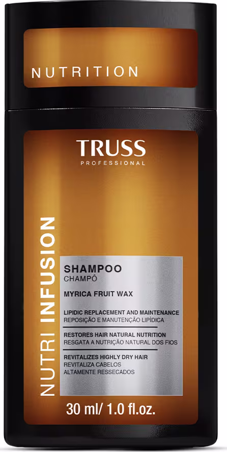 Shampoo Nutri Infusion, da marca Truss.