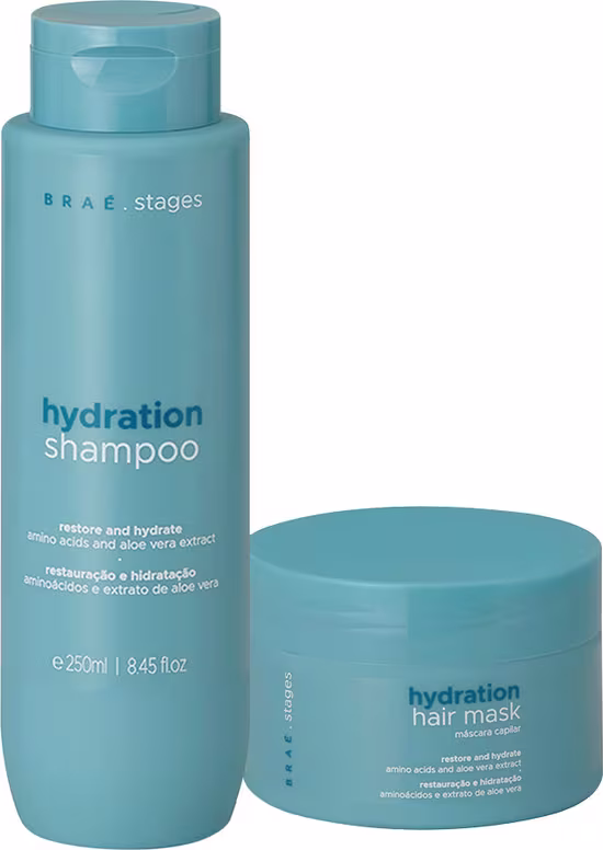 Kit Braé Stages Hydration Dupla Ação, 2 produtos.