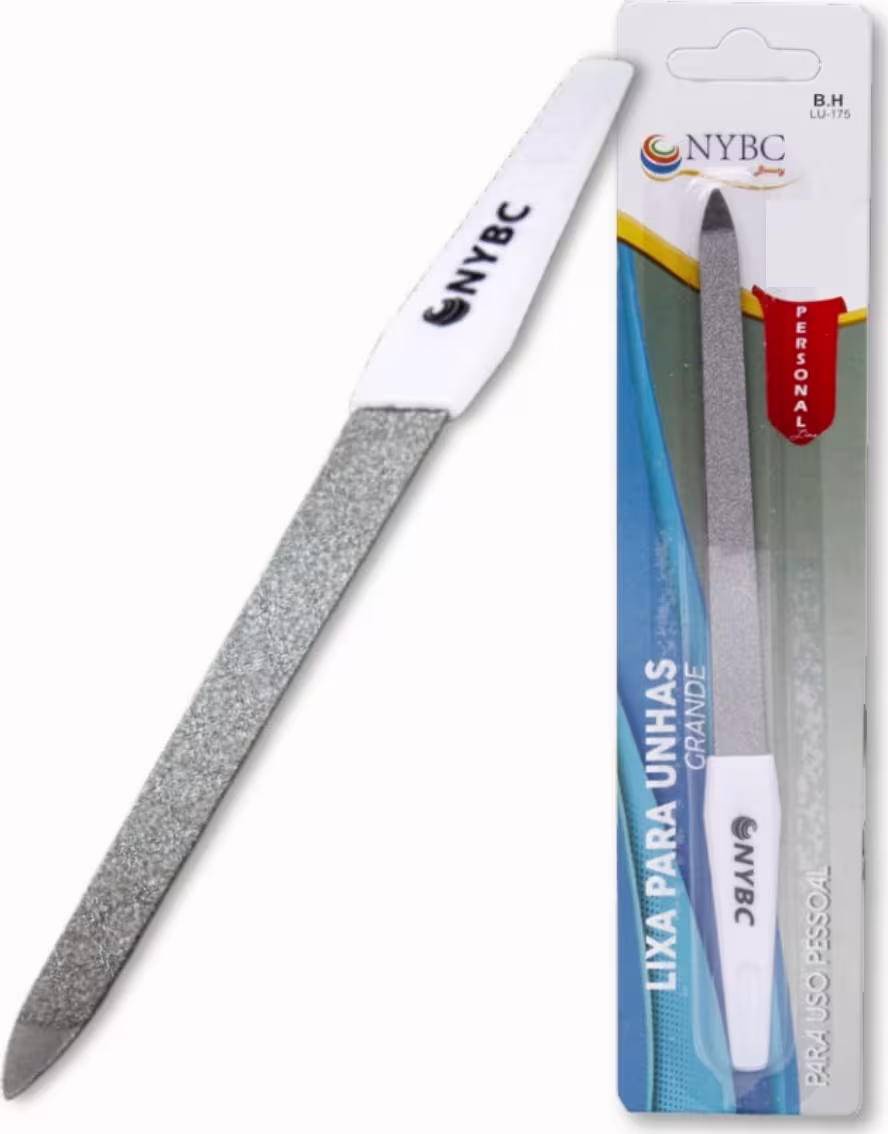 Kit NYBC Beauty Lixas para Unhas Trio, 3 produtos.