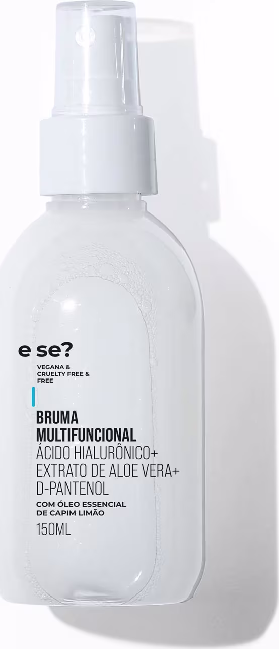 Hidratante Bruma Multifuncional  E se? Cosméticos de 150ml