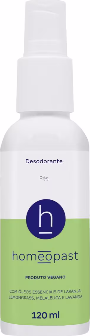 Desodorante para Pés Homeopast, 120ml.