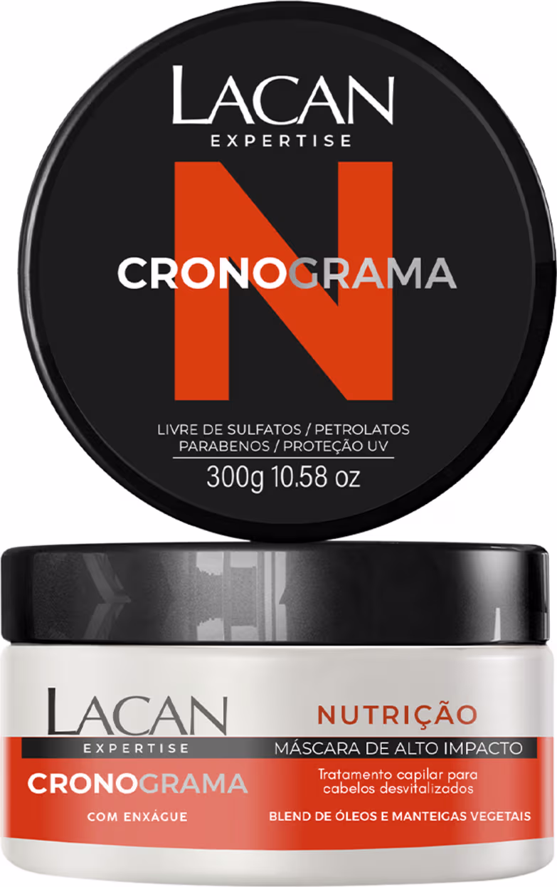 Máscara Capilar Lacan Cronograma Nutrição 300g