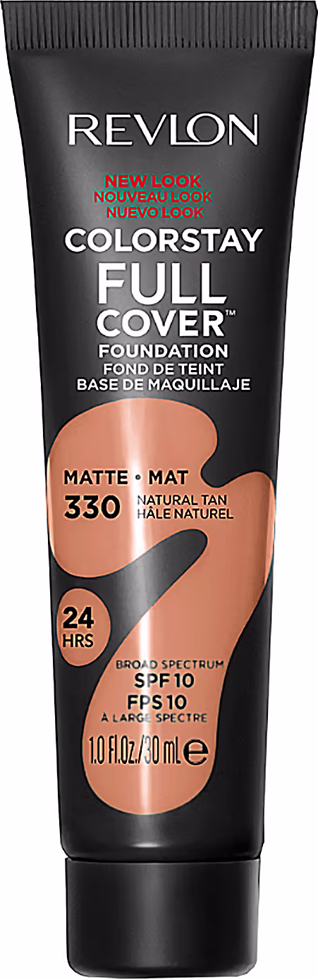 Bisnaga preta com uma parte transparente na parte frontal do rótulo onde é possível identificar a cor da base.