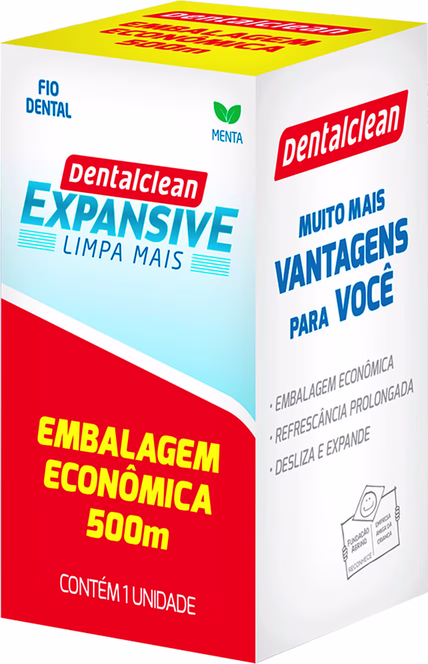 Imagem mostra a caixa do fio dental.