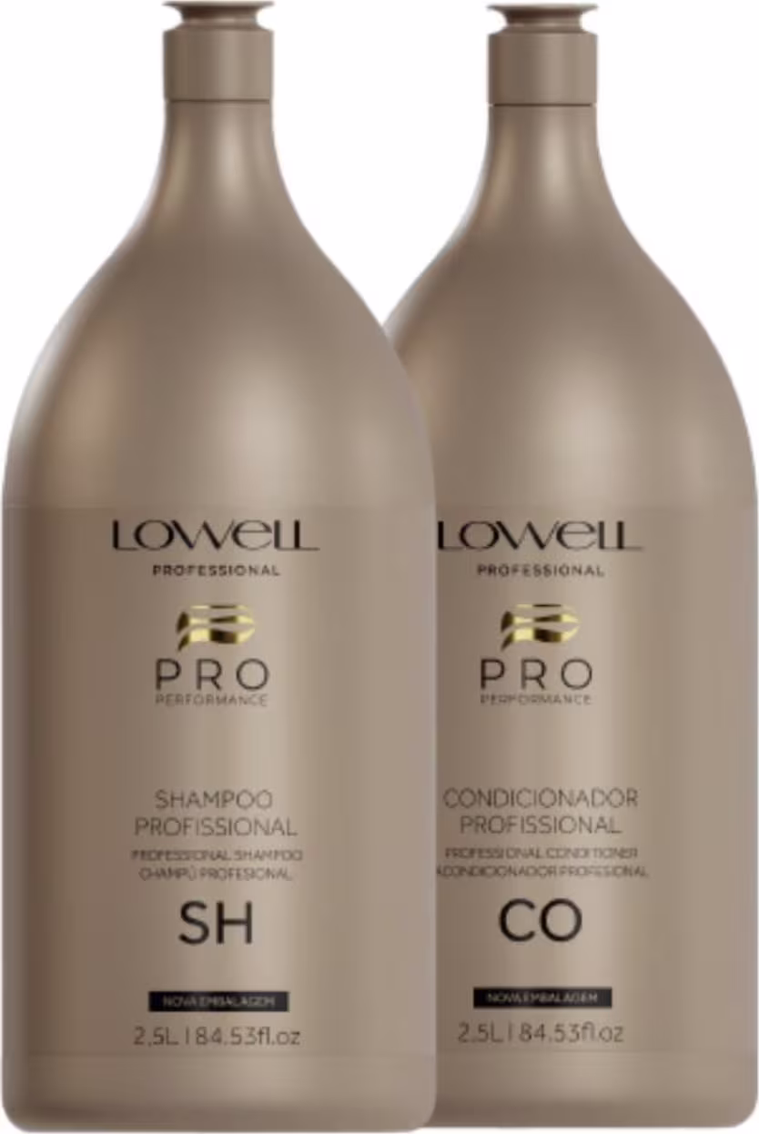 Kit Lowell Pro Performance Lavatório Shampoo 2,5L + Condicionador 2,5L