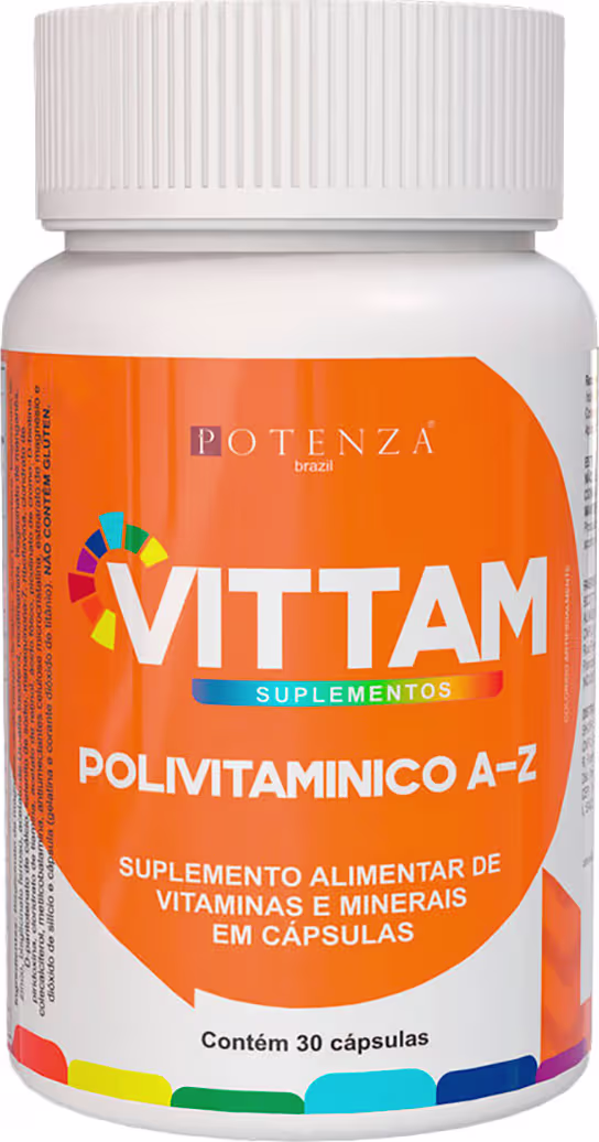 A imagem mostra um pote redondo branco com rótulo laranja e branco.