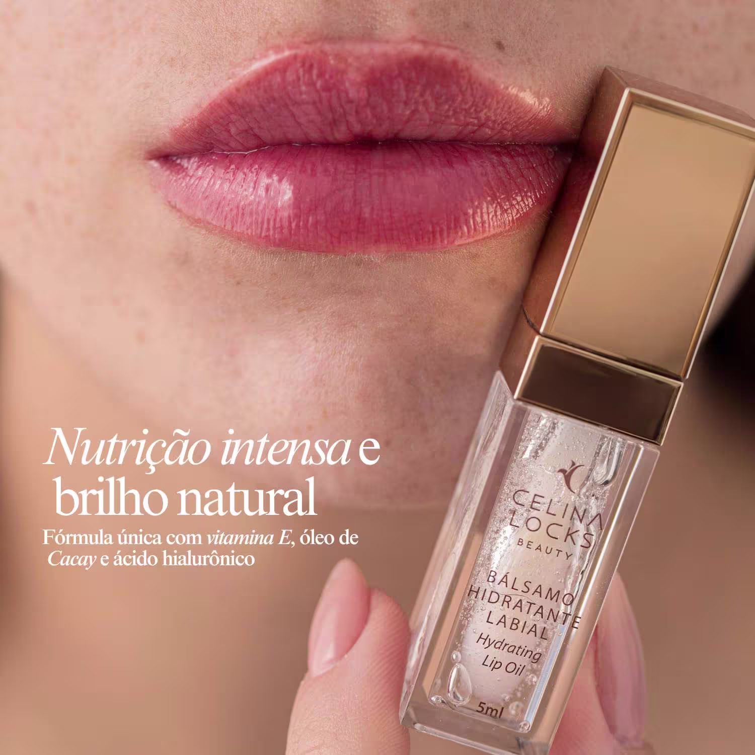 Bálsamo Hidratante Labial Celina Locks Beauty, 5ml.