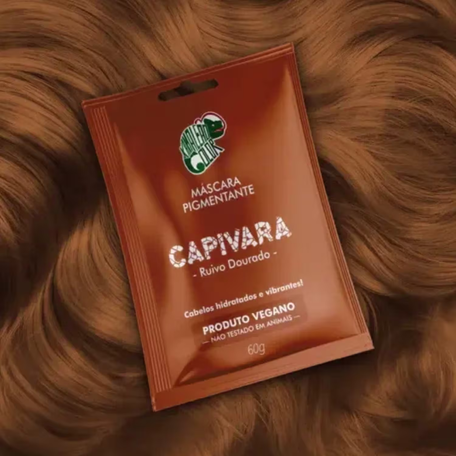Máscara Capilar Tonalizante Kamaleão Color Capivara, 60g.