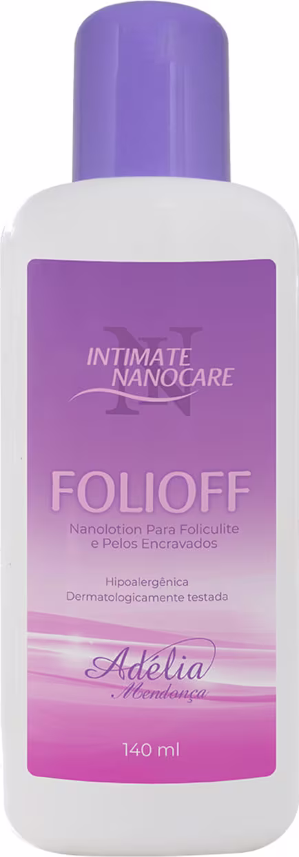 Loção Corporal para Foliculite Adélia Mendonça Cosmiatria Folioff, 140ml.