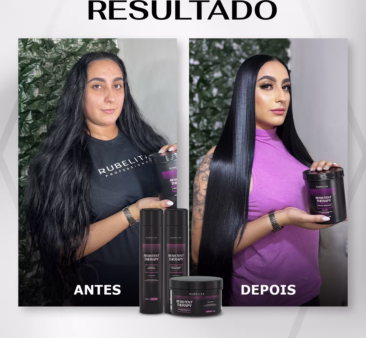 Ampola Capilar Rubelita Professional Resistent Therapy, 15ml.