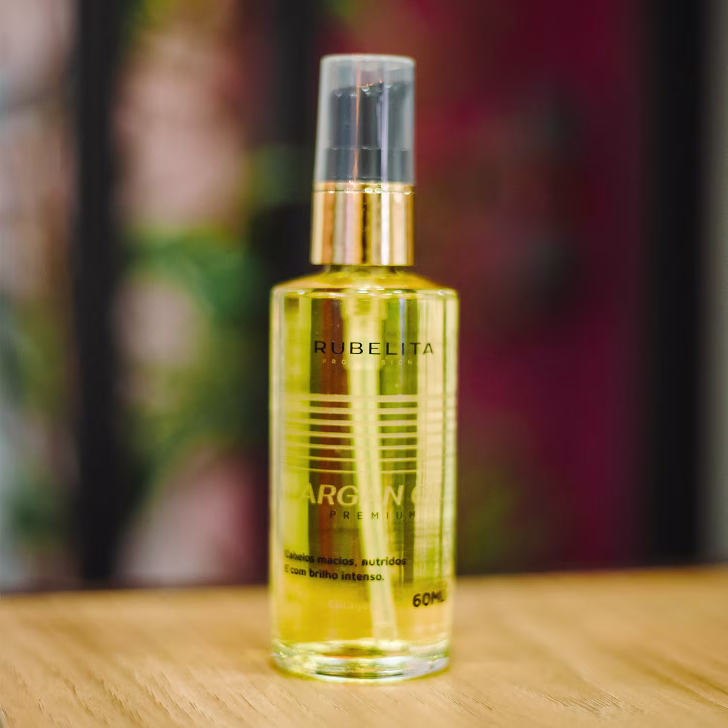 Óleo Capilar Rubelita Professional Argan Oil Premium, 60ml.