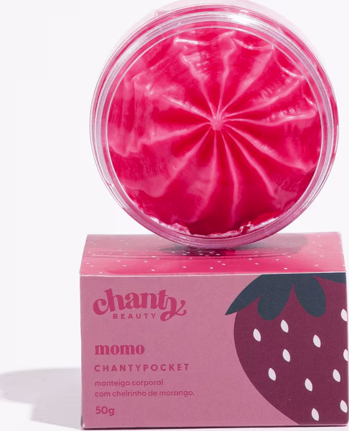 Manteiga Corporal ChantyPocket Momo, da marca Chanty Beauty.