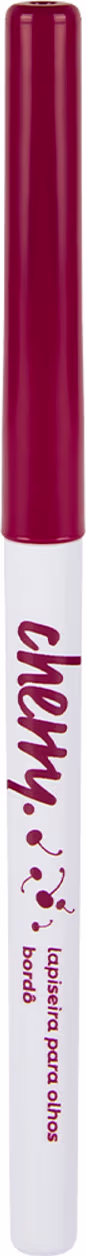 Lapiseira para Olhos Vizzela Cosméticos Cherry Bordô, 0,3g.