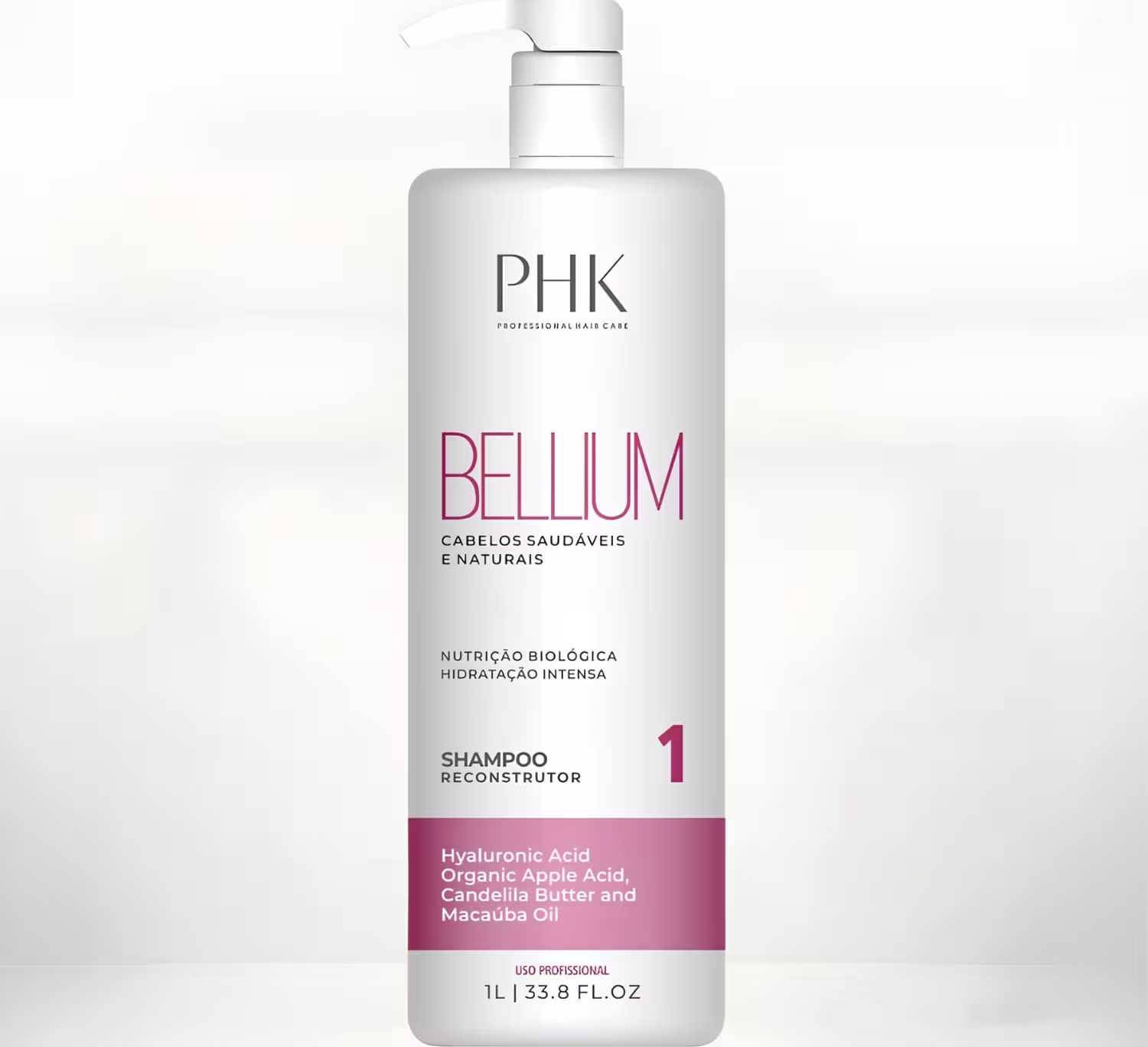 Shampoo Bellium, da marca PHK Professional Hair.