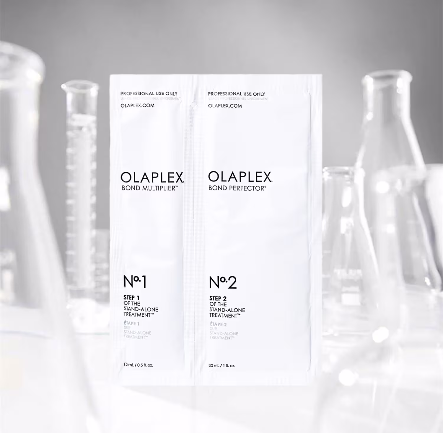 Kit Olaplex Stand Alone Treatment Dose Única, 2 produtos.