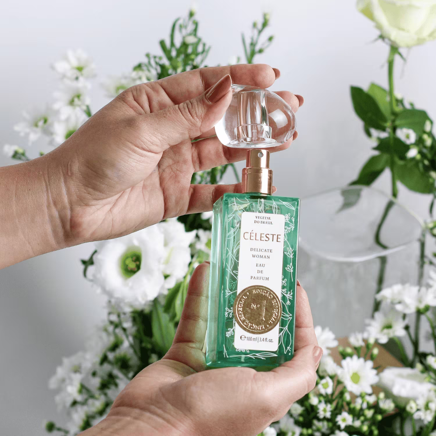Perfume Feminino Céleste Vegetal do Brasil EDP, 100ml.
