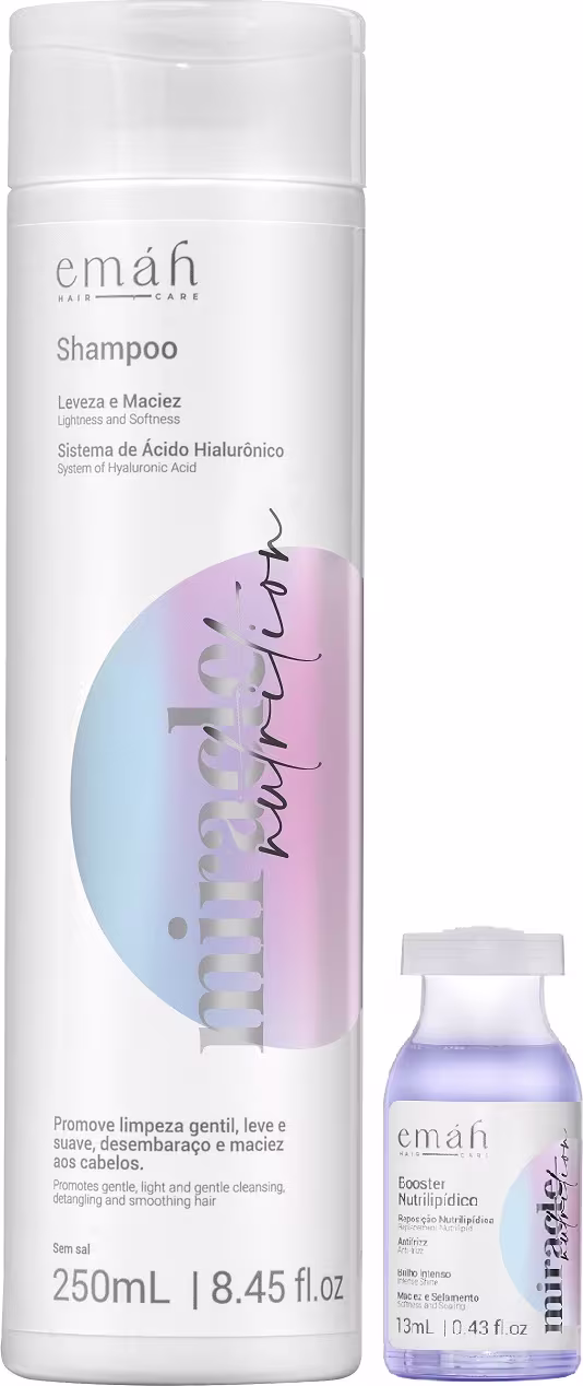 Kit Emáh Miracle Nutrition Booster com 2 Produtos