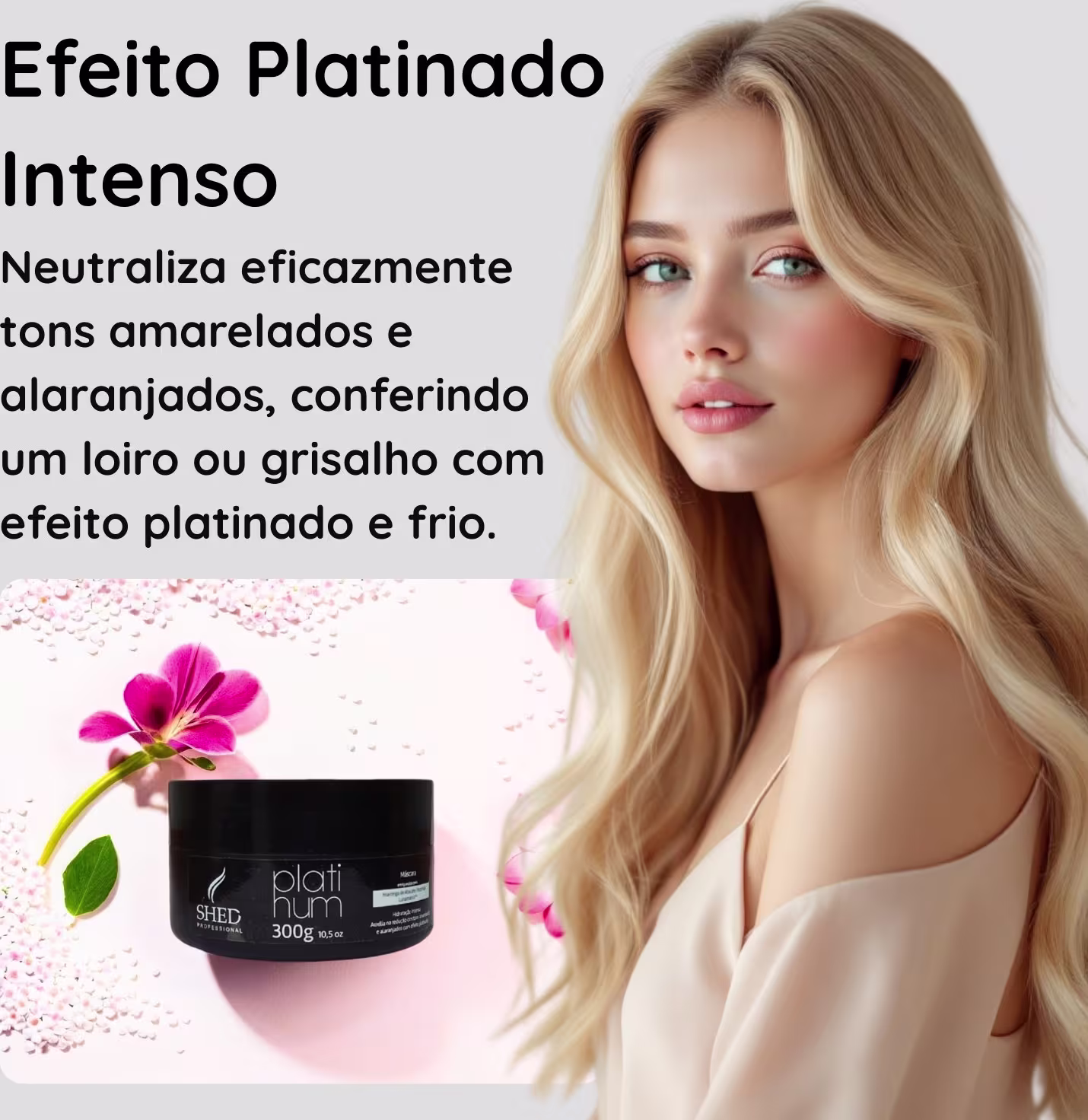 Máscara Capilar SHED Professional Platinum, 300g.