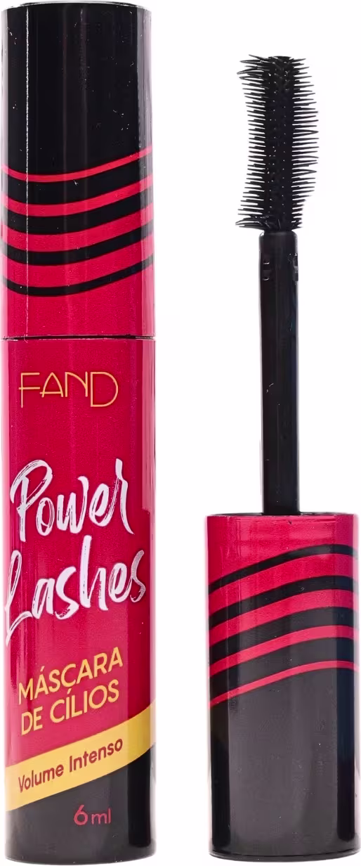 Máscara de Cílios Fand Cosméticos Power Lashes, 6ml.