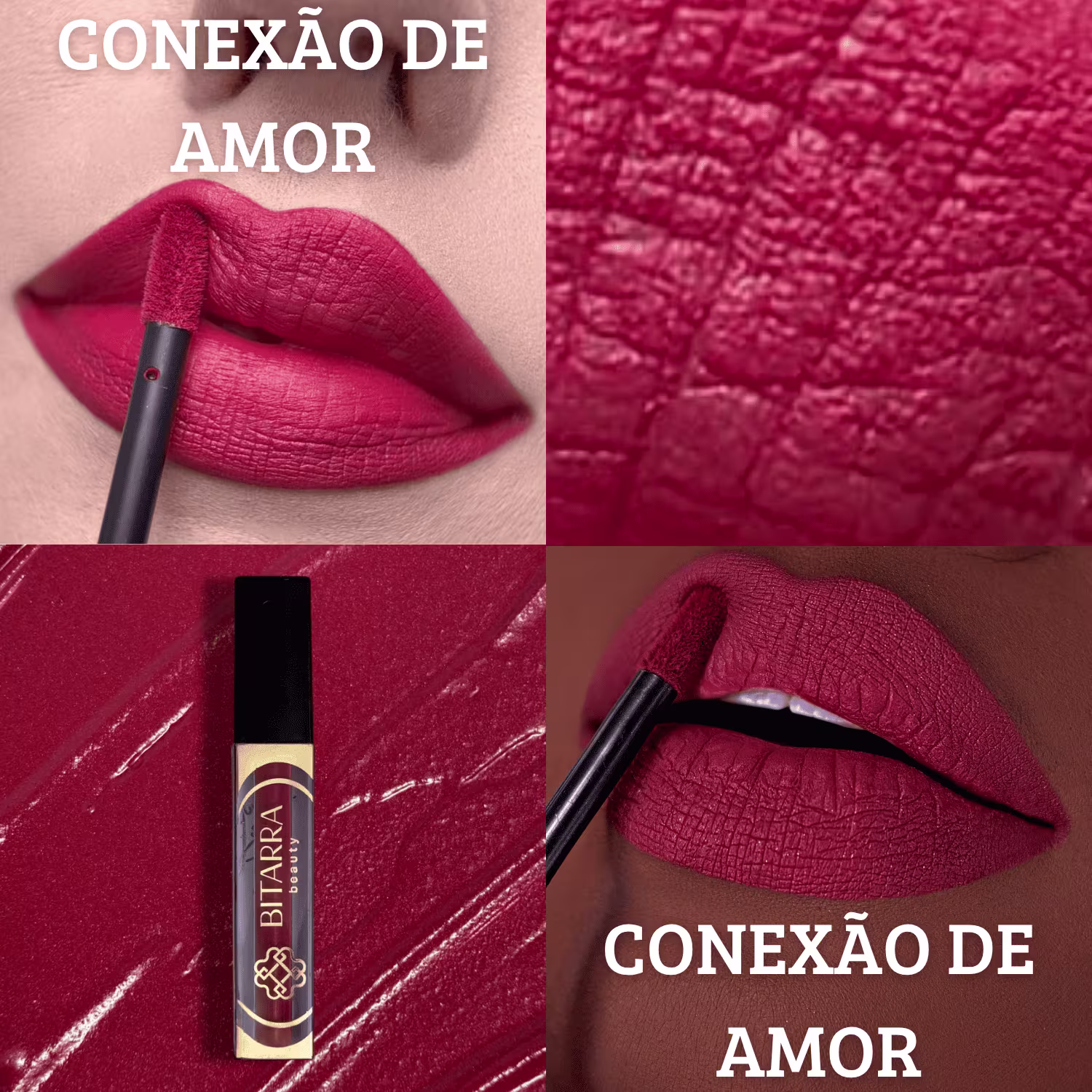 A imagem mostra a cor Conexão de Amor, um rosa vibrante