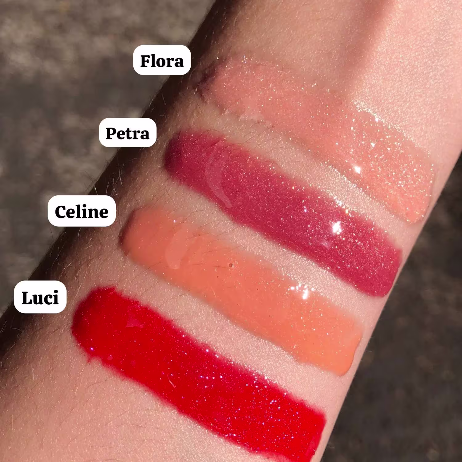 Gloss Labial Fand Cosméticos Cor Luci, 4,5ml.