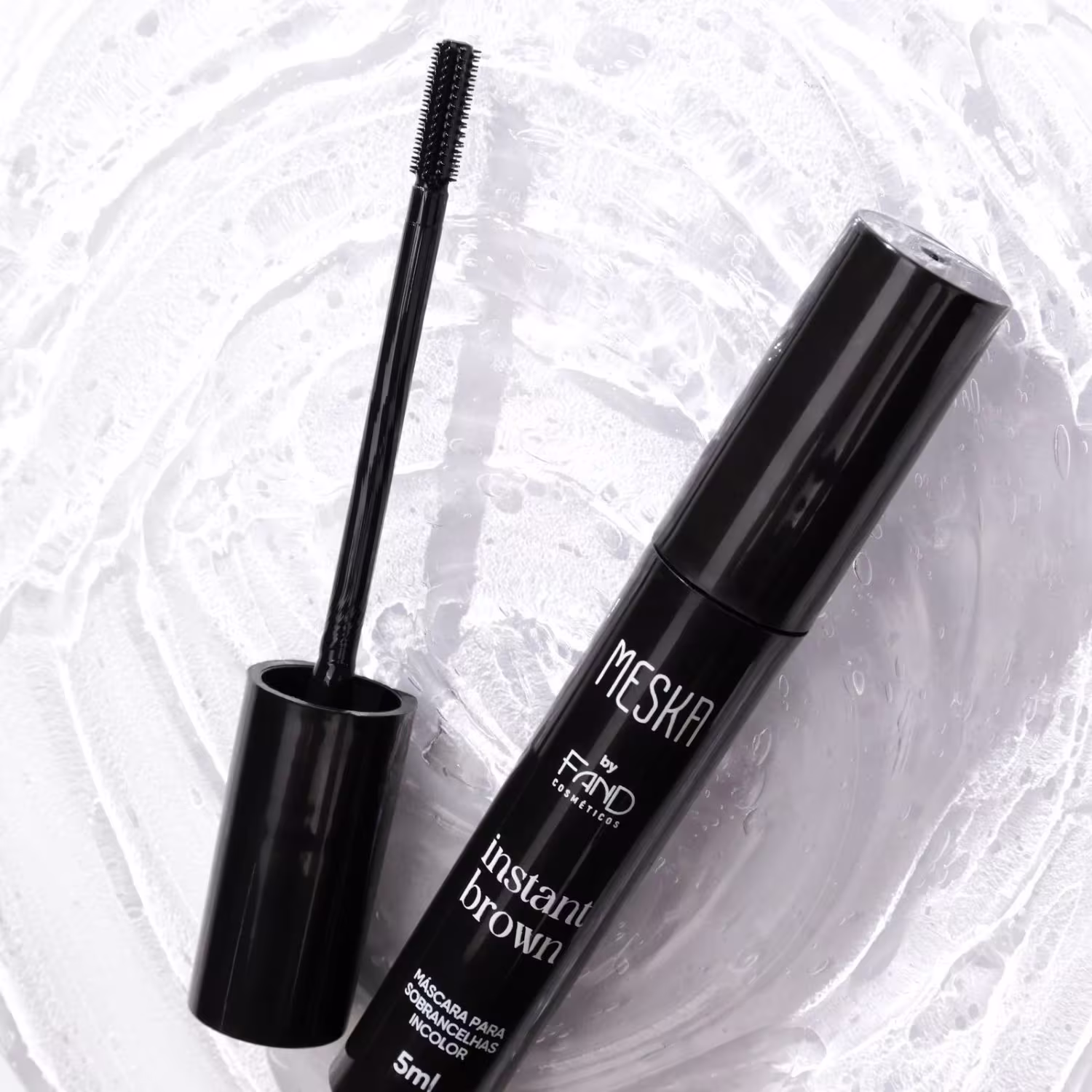Máscara para Sobrancelhas Fand Cosméticos Meska Instant Brown, 5ml.
