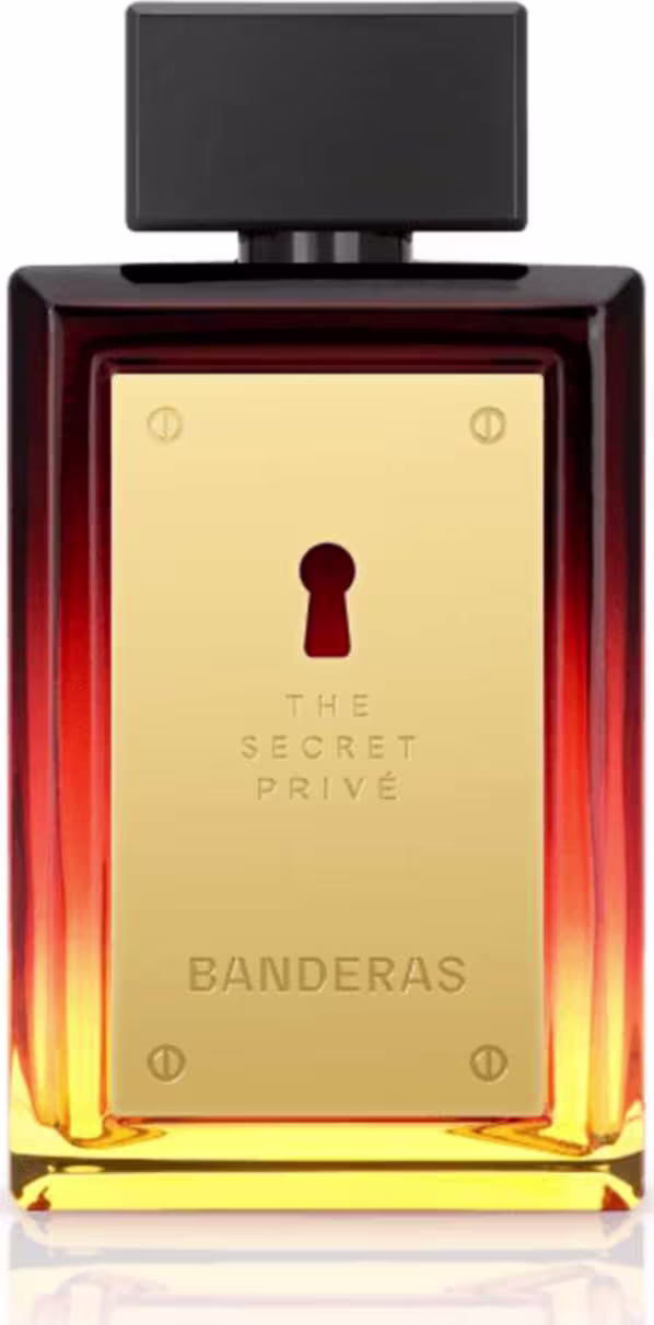 Frasco do perfume masculino Secret Privé Banderas.