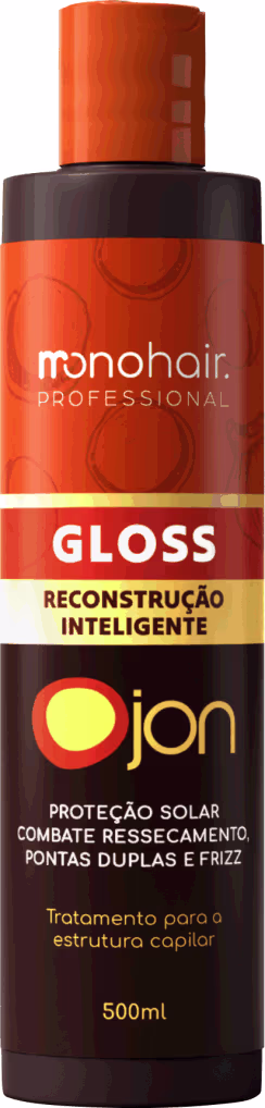 Gloss Capilar Monohair Professional da linha Ojon Reconstrução Inteligente.