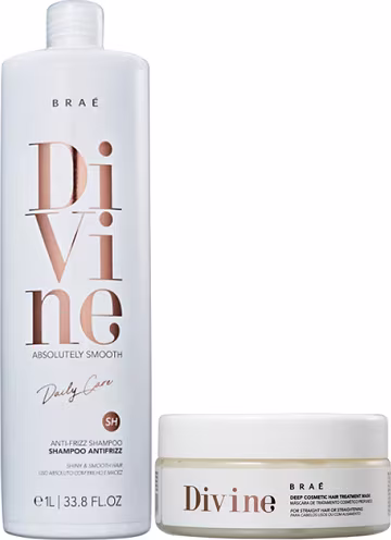 Kit Brae com Divine Shampoo 1L+Mascara 200g