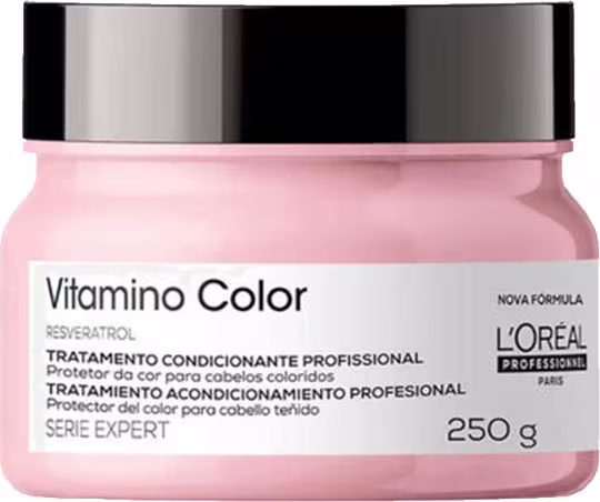 Kit L'Oréal Professionnel Serie Expert Absolut Repair Nutrifier Vitamino Color Trio, 3 produtos.