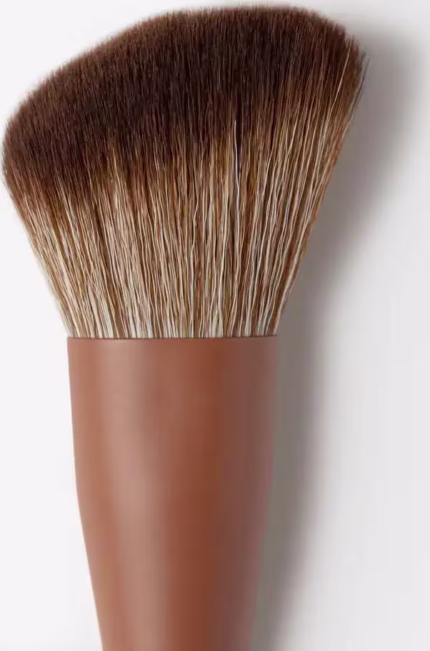 Detalhe das cerdas de um dos lados do pincel Mascavo Pro Series 02 Angular