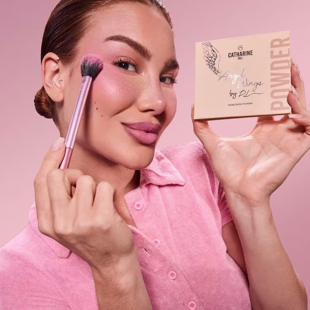 Paleta de Blush em Pó Catharine Hill Angel Wings By Pri Lessa, 20g.