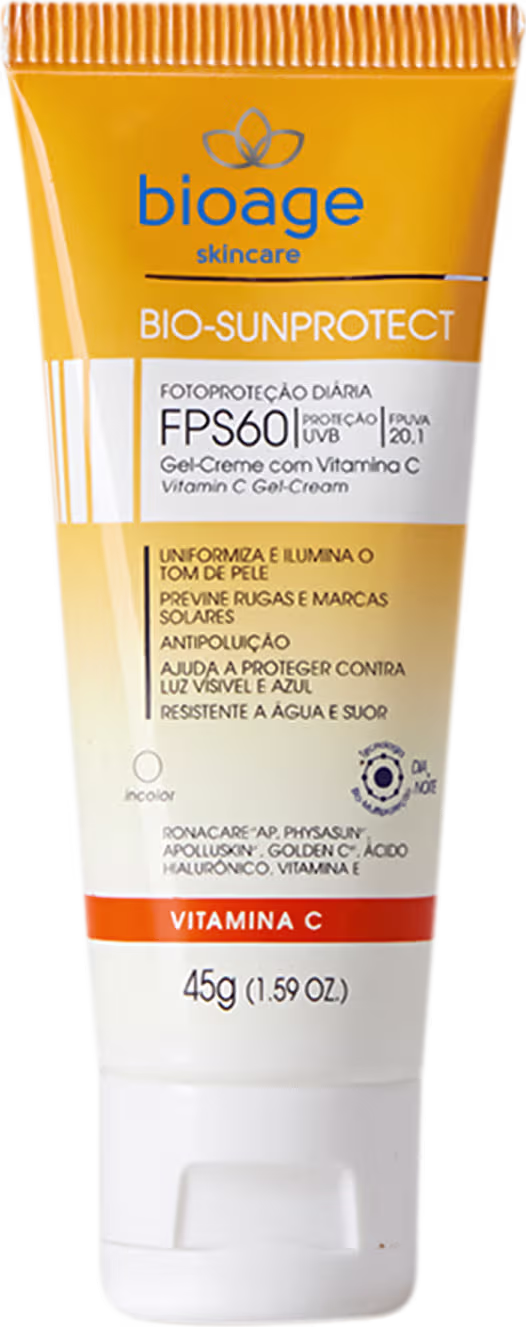 Bioage Bio-SunProtect Vitamina C  FPS 60 - Protetor Solar 45g