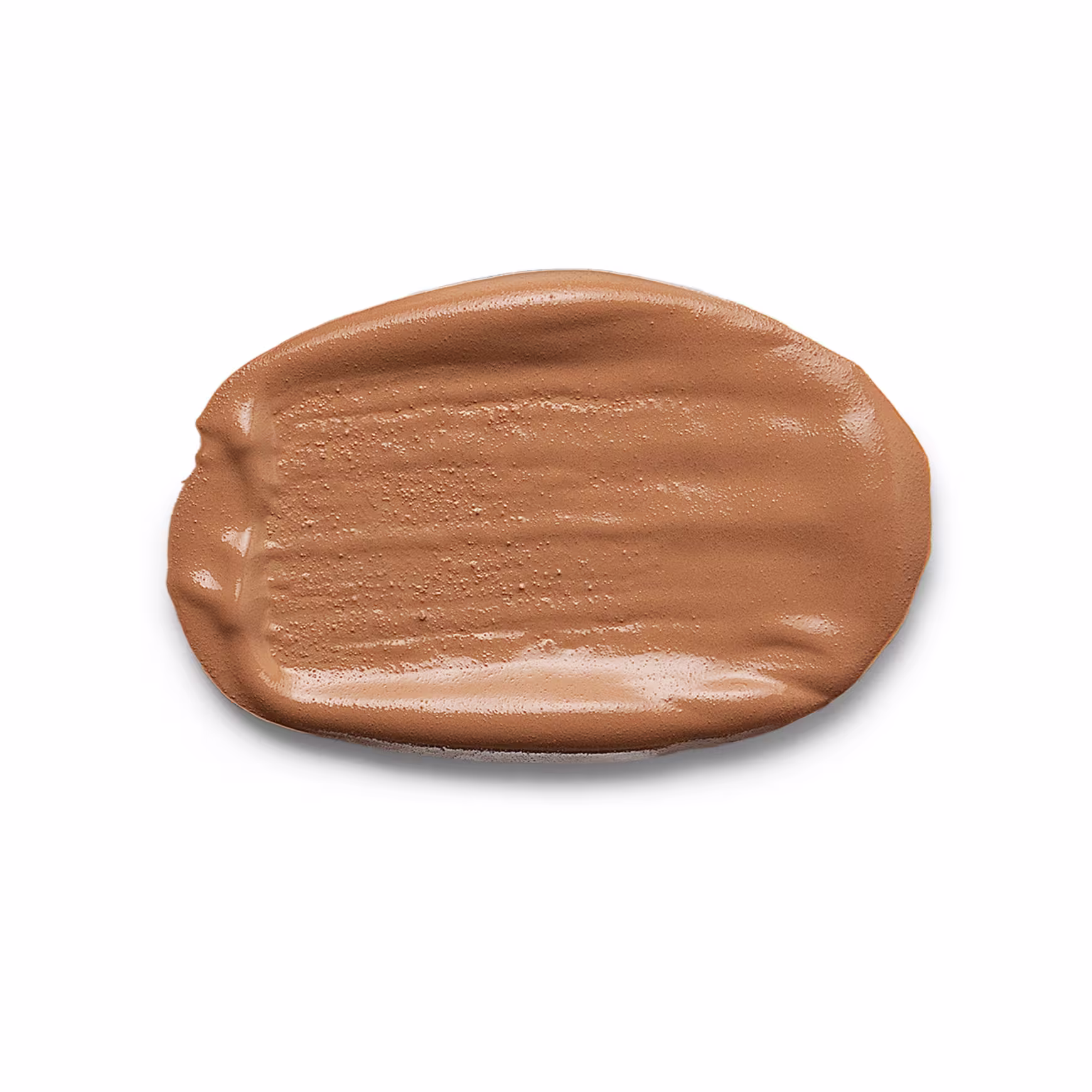 A imagem traz uma amostra do corretivo, apresentando a textura e consistência do produto.