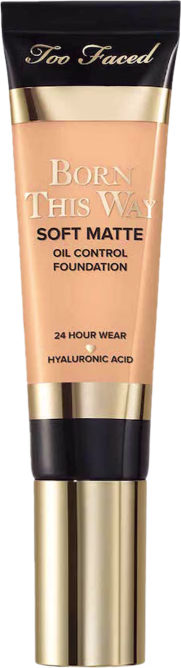 A imagem mostra a embalagem com tampa da base líquida.