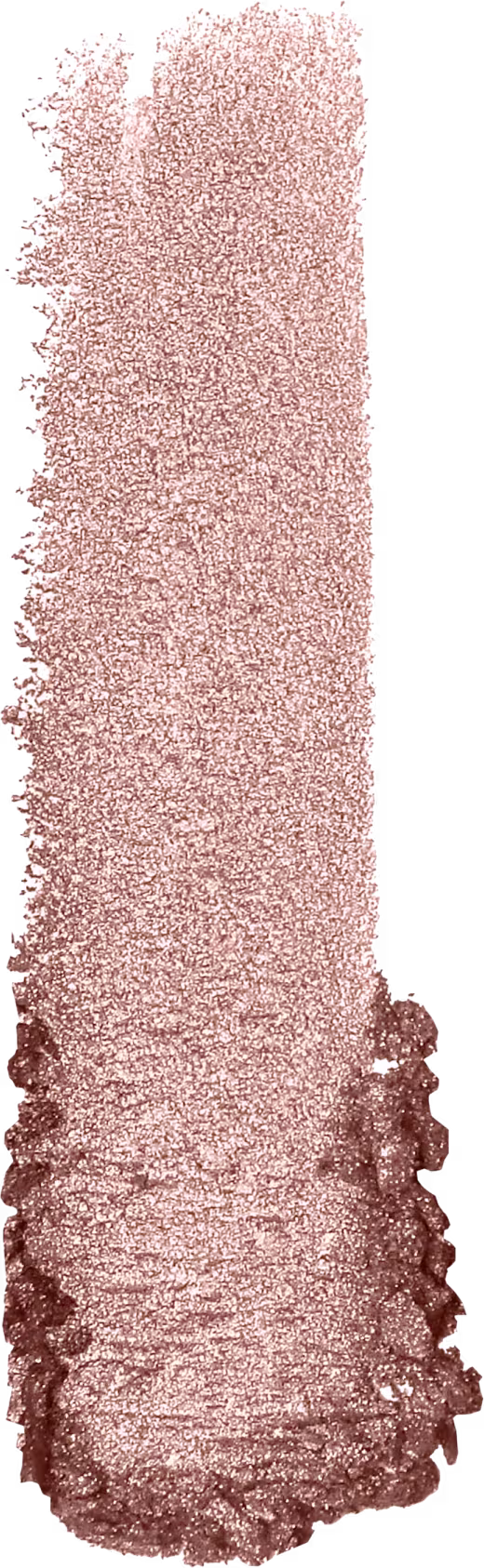 A imagem mostra uma amostra de sombra rosé, da marca Wet n Wild. O produto está depositado em uma superfície branca, a fim de mostrar a sua textura e acabamento.